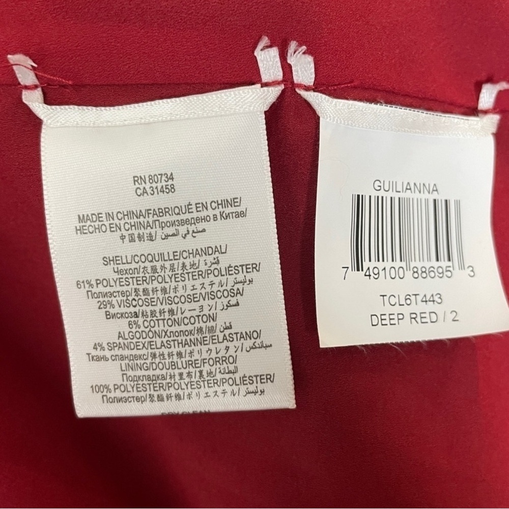 Bcbg red Giuliana dress 02 - Picture 5 of 9